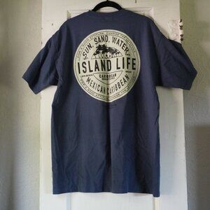 NWOT Costa Maya Mexico Island Life Tee Size Large Mens
